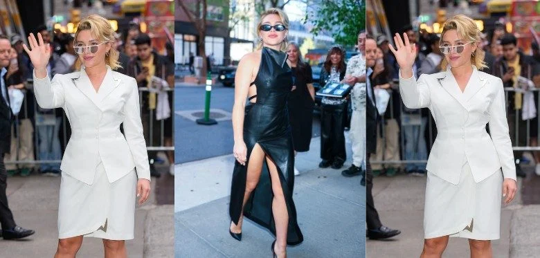 Florence Pugh’s Dazzling Style Switch-Up: Two Opposite Looks in One Day