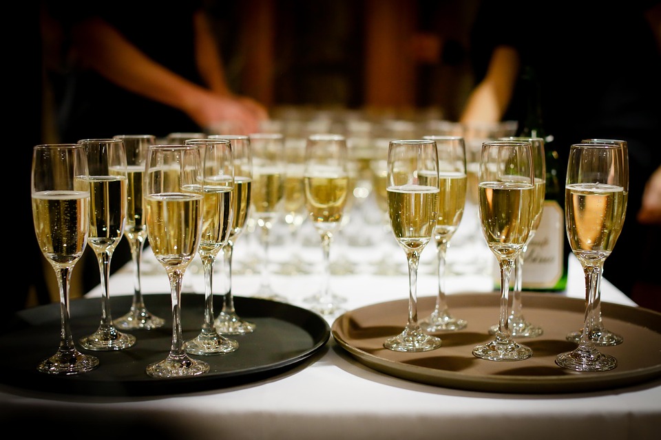 wedding champagne party