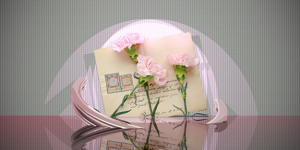 Wedding invitation and arrangements