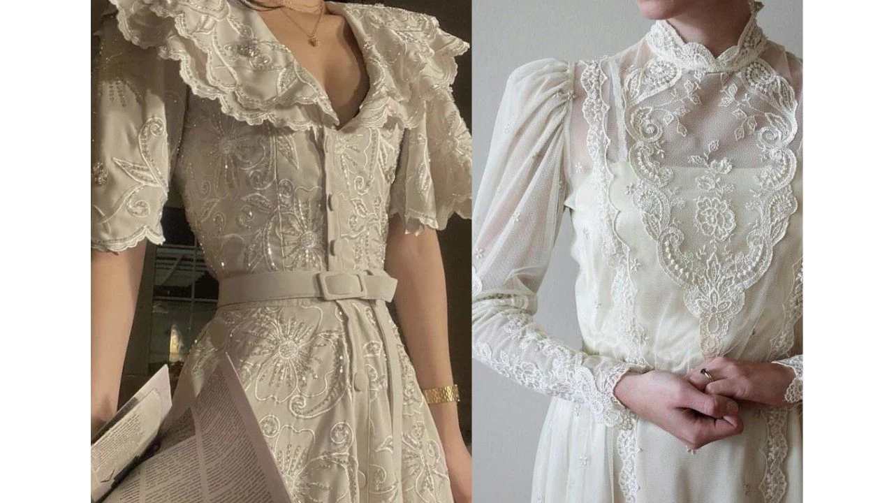 Glamorous 1930s Wedding Dress