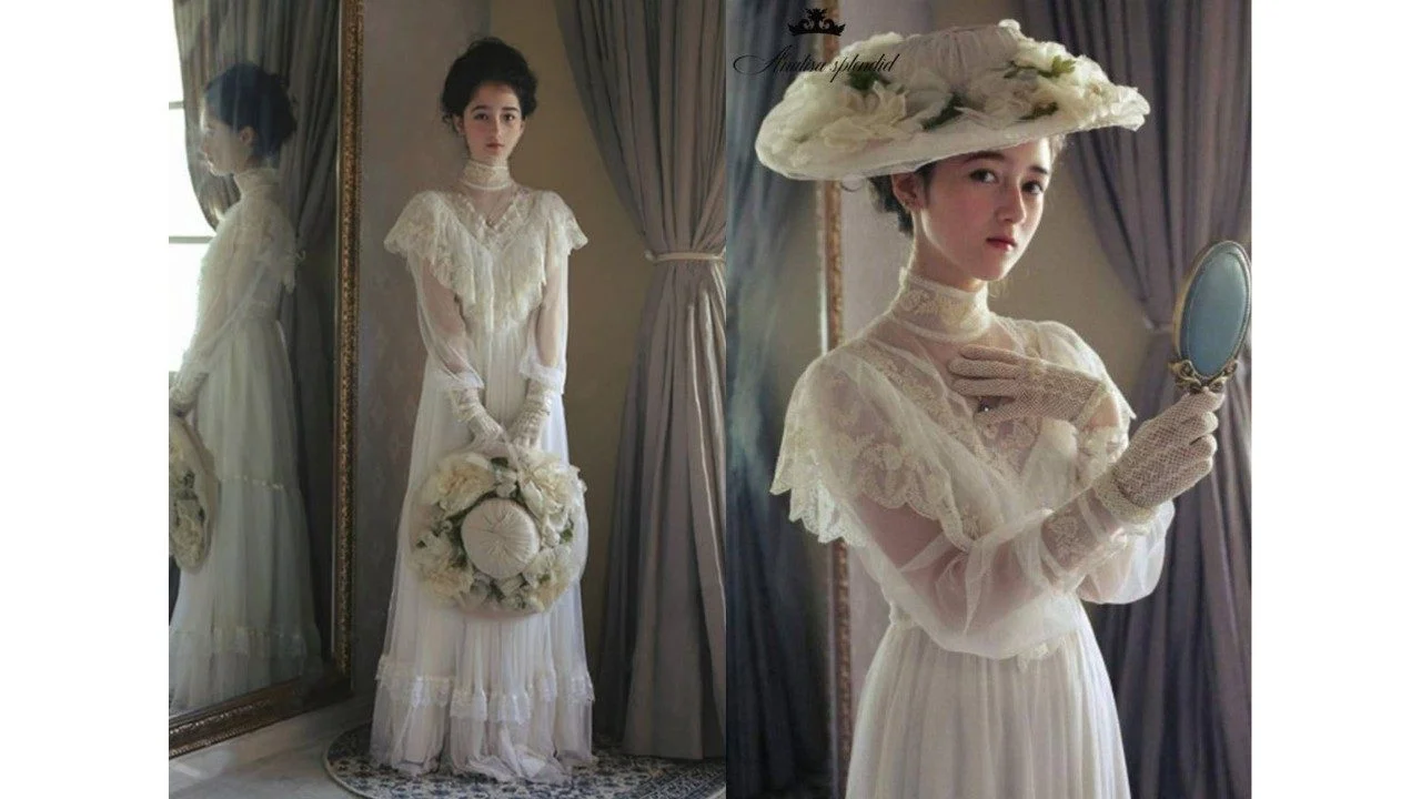 Glamorous 1930s Wedding Dress