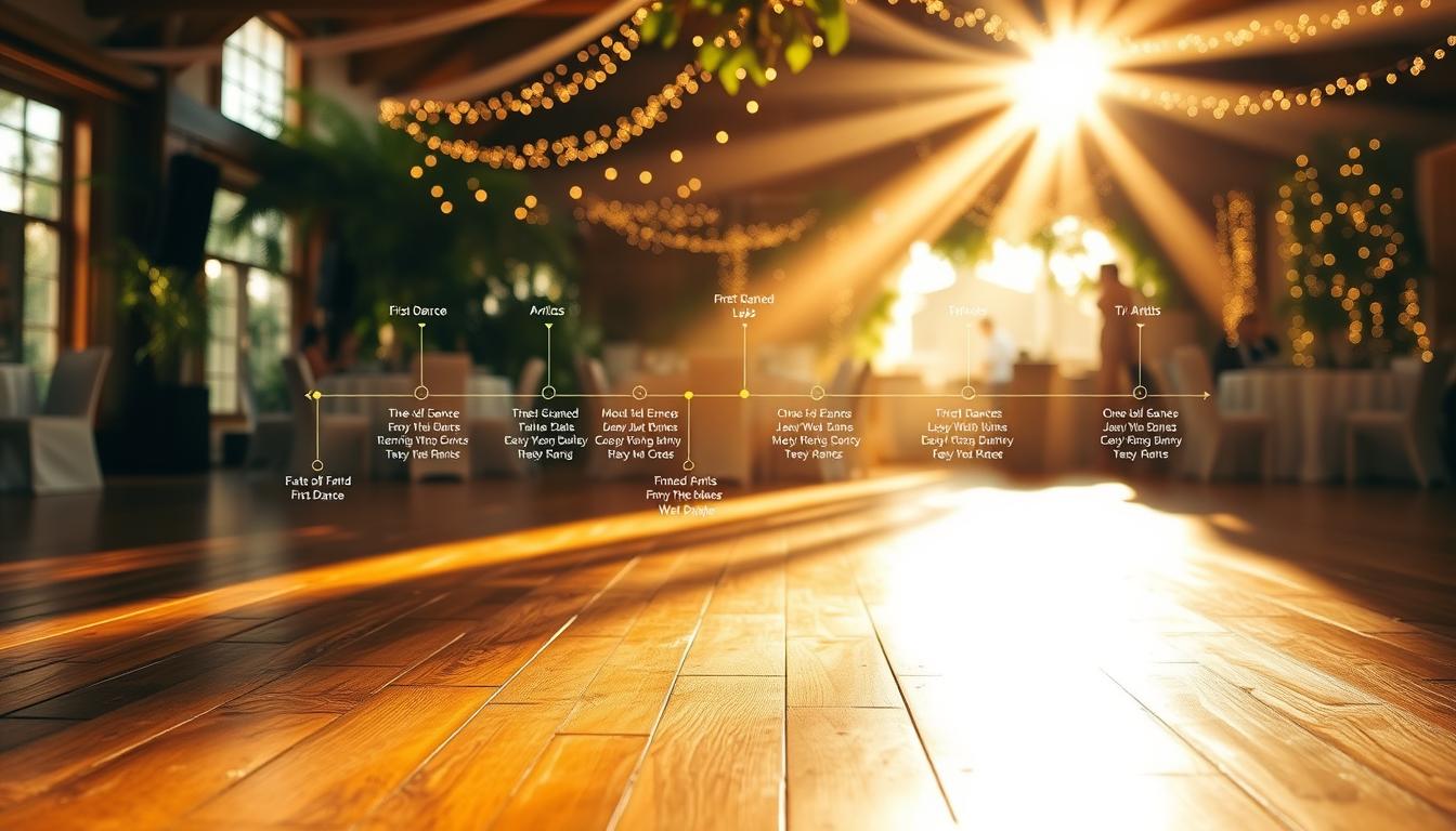 wedding dance playlist timeline