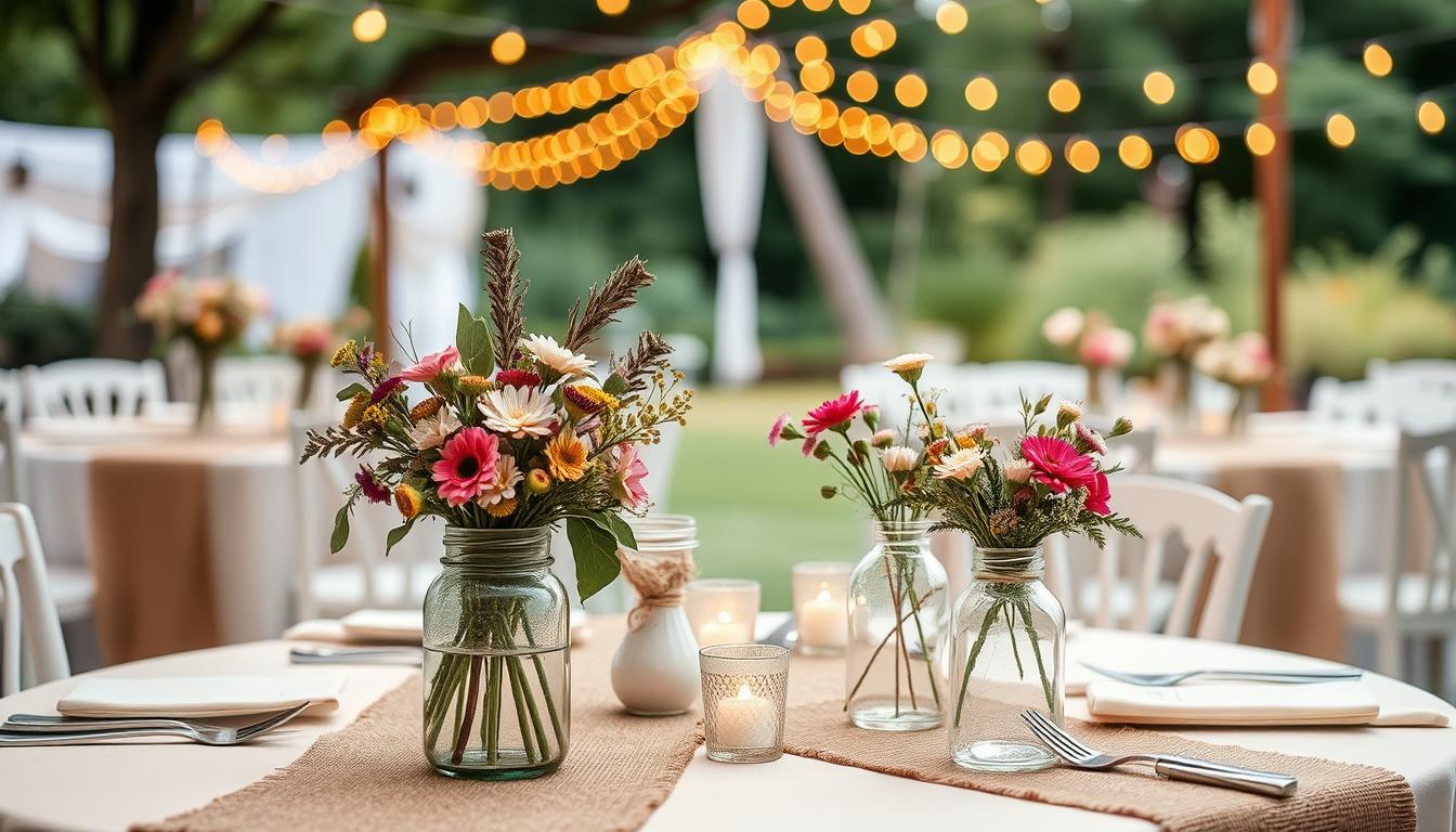 budget-friendly wedding decor