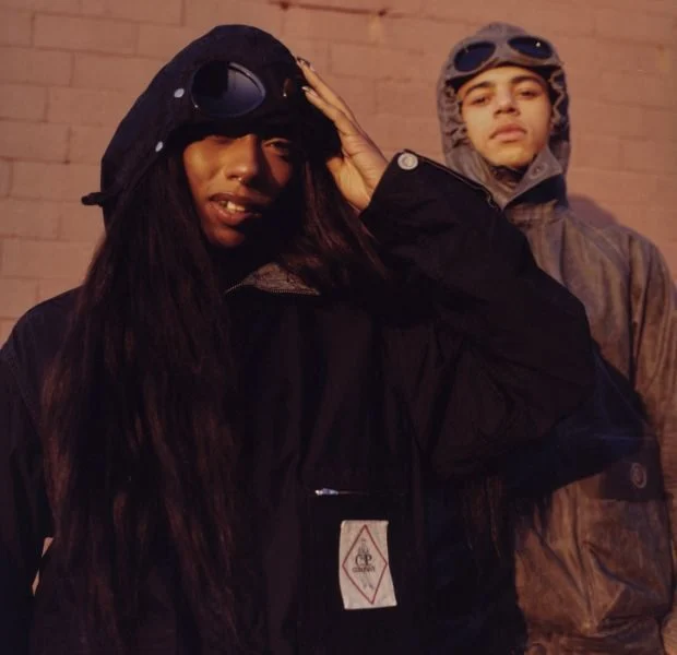 C.P. Company & Nia Archives Team Up for a Denim Capsule and wearing hoodie of cp plus company
