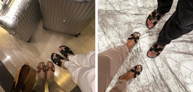Designer Couple Sandals