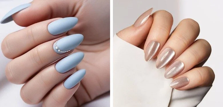 Matte vs. Glossy Wedding Nail Finishes
