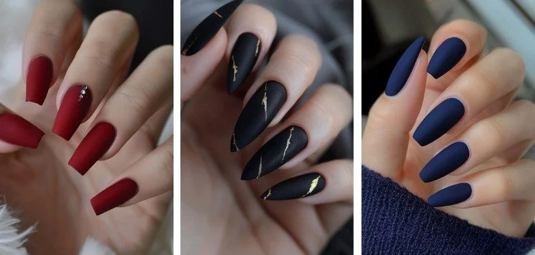 Matte Wedding Nail Finishes