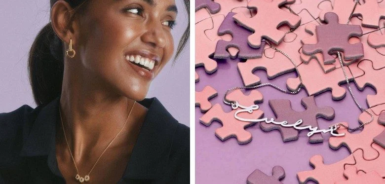 Custom Silver Jewelry incorporating engraving