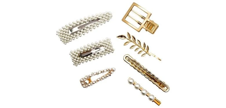 Silver-Plated Hair Accessories Set