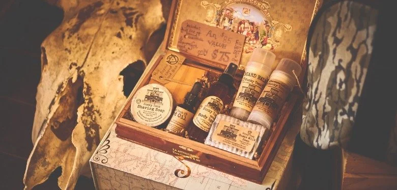 Luxury Beard Grooming Kit that includes Wooden Handle Tools