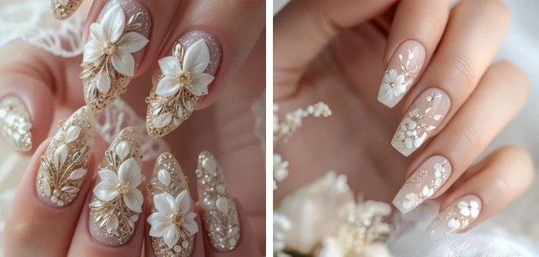 Best Long Nail Styles for Brides