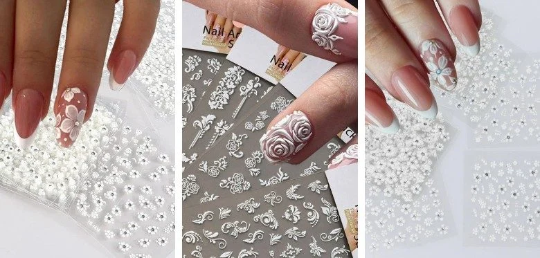 Wedding Nail Stickers and Press-On Trends