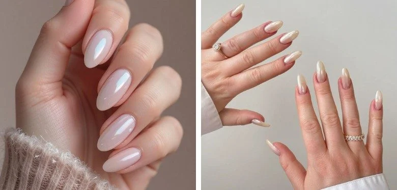 Glazed Donut Nails: Hailey Bieber's Wedding Manicure Influence