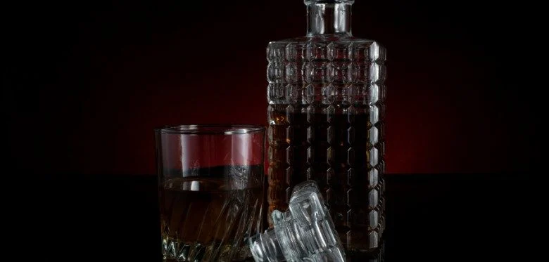 Bespoke Whiskey Decanter Set with Copper Details