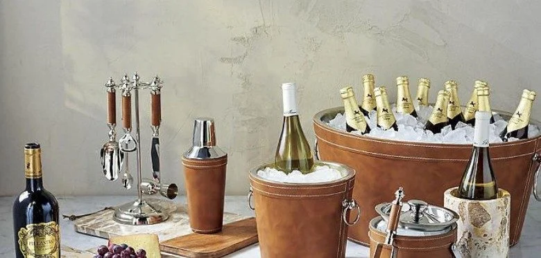Custom Leather-Crafted Bar