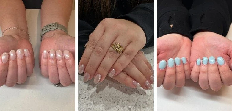 Classic Chrome Wedding Nails