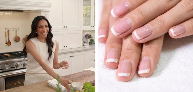Classic French Manicure inspired by Meghan Markle