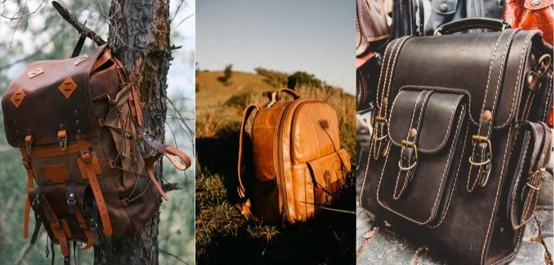 Luxury Travel Backpacks for Travel in Leather