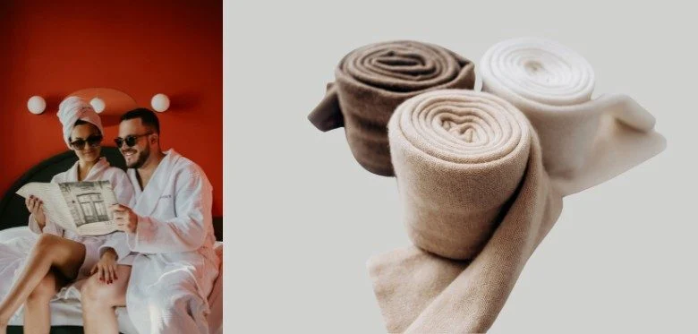 Monogrammed Cashmere Robes