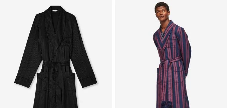 Luxury Robe in Linen Blend