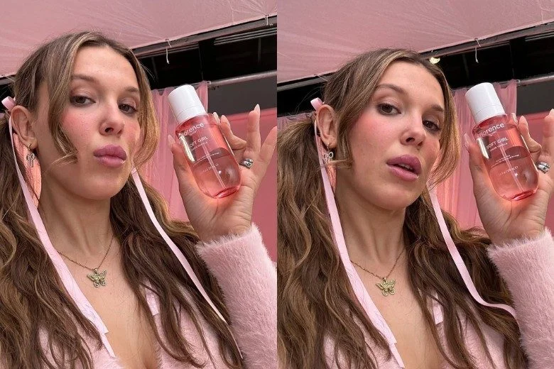 Millie Bobby Brown’s Pink Hair Briobella.