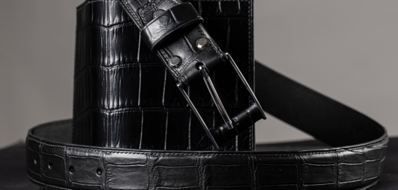 High-end luxury belt styling for casual and formal wear
