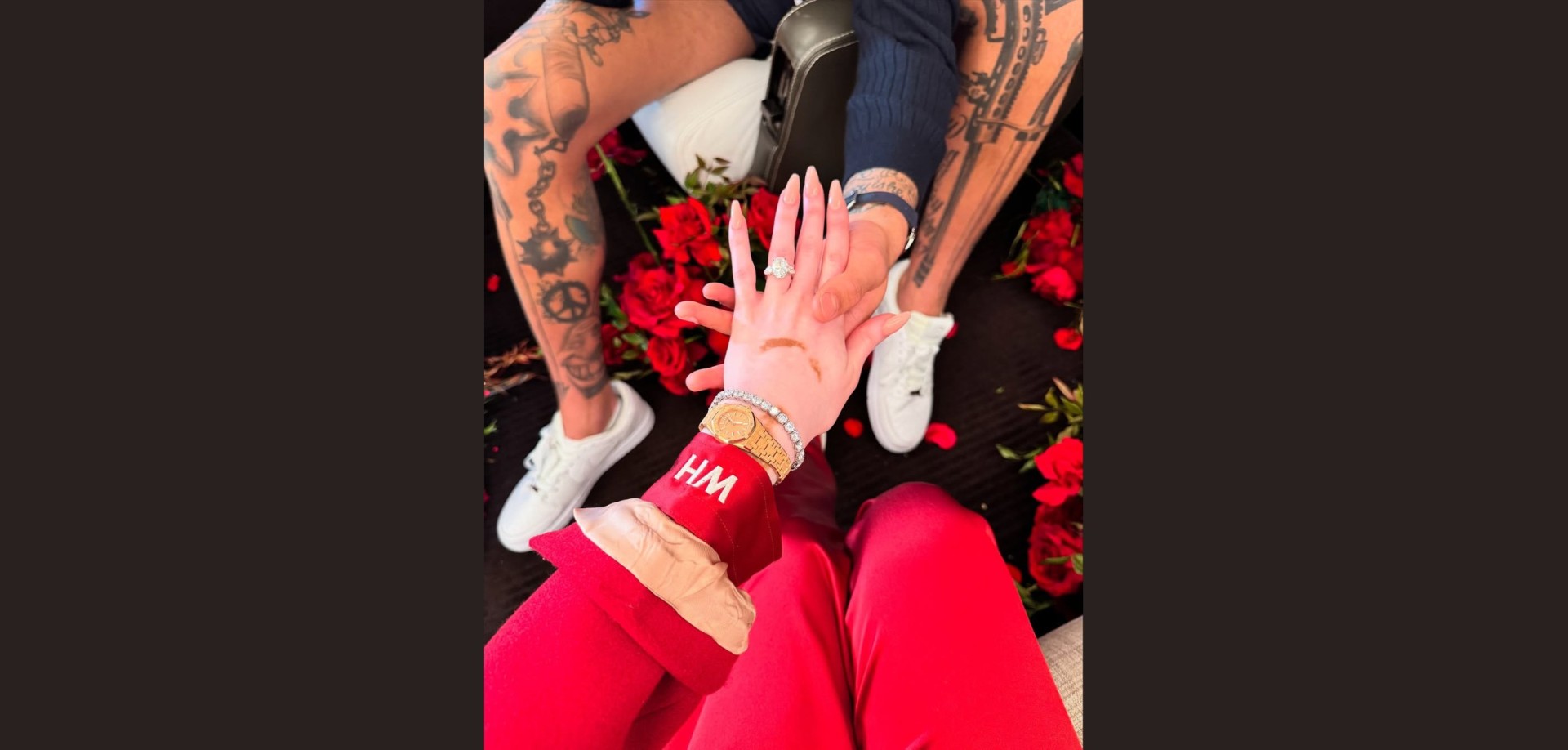 Winnie Harlow engagement ring