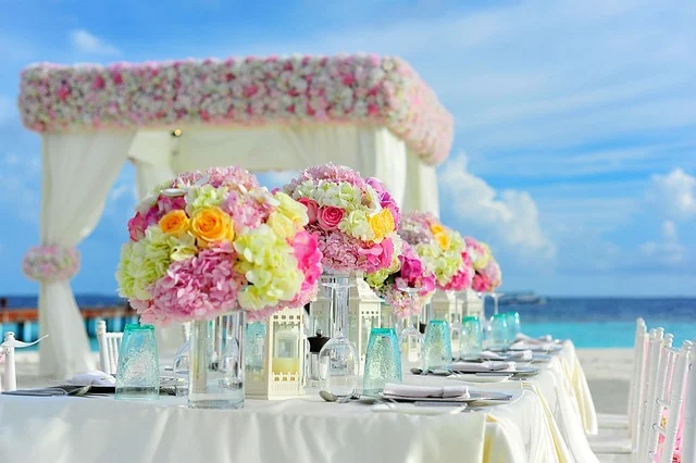 Wedding table decoration
