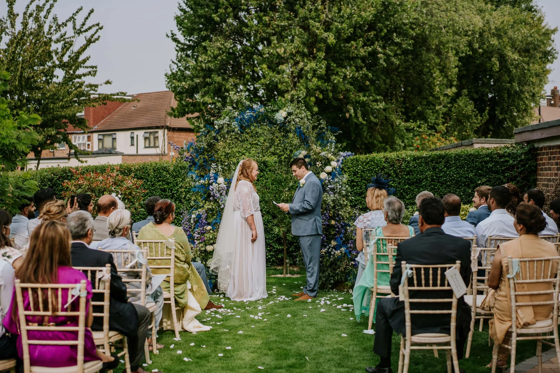 garden outdoor wedding
