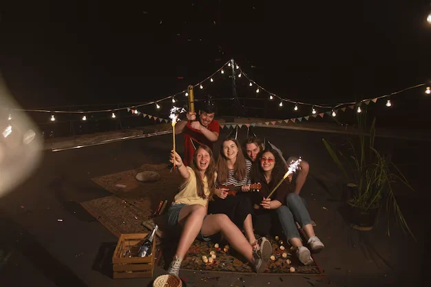 Friend night out celebration