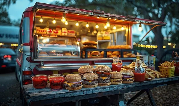 wedding food station