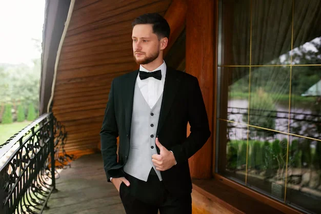 Men wearing traditonal suit