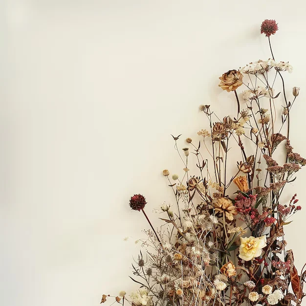 Air drying flower preservation