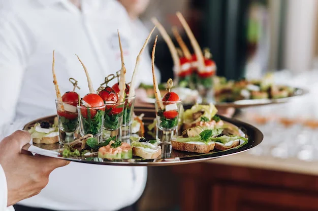 Food serving in wedding