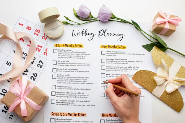 Wedding Planning timeline