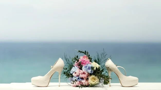 Wedding Shoes beach