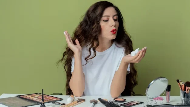 women doing makeup